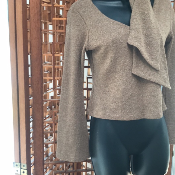 Promesa-tan sweater with necktie size L. - Picture 3 of 4